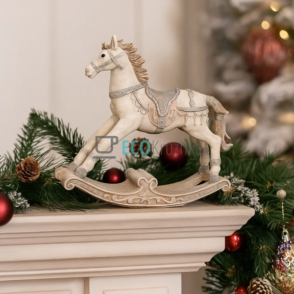 Декоративна фігурка «Конячка‑гойдалка» 16,5×4×14,5 см (K ... Декоративна фігурка «Конячка‑гойдалка» 16,5×4×14,5 см (K ...
