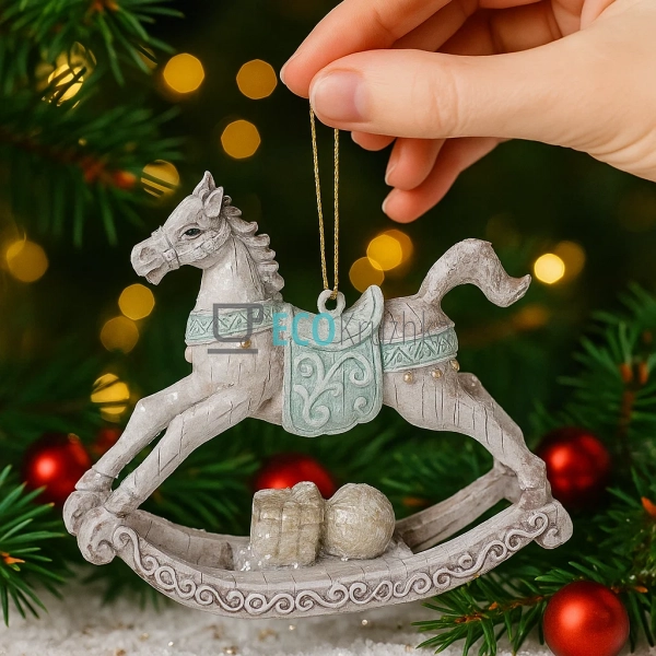 Декоративна підвісна фігурка „Конячка‑гойдалка“ 8,5 см с ... Декоративна підвісна фігурка „Конячка‑гойдалка“ 8,5 см с ...