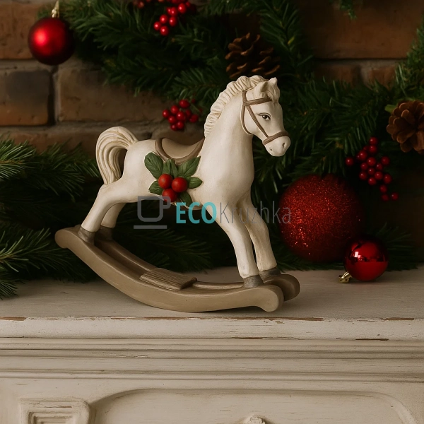 Декоративна фігурка «Конячка» 17×5×16 см біло‑коричневий ... Декоративна фігурка «Конячка» 17×5×16 см біло‑коричневий ...