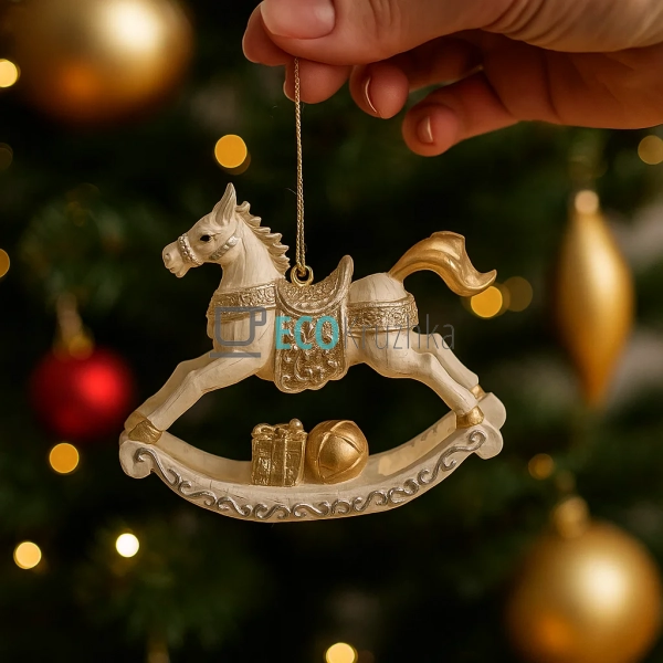 Декоративна підвісна фігурка «Конячка‑гойдалка» 8,5 см к ... Декоративна підвісна фігурка «Конячка‑гойдалка» 8,5 см к ...