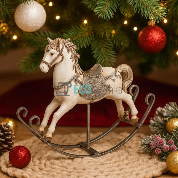 Декоративна статуетка «Конячка‑гойдалка» 25 см (218-915) Декоративна статуетка «Конячка‑гойдалка» 25 см (218-915)