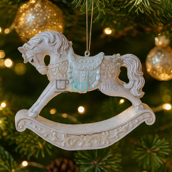 Декоративна фігурка‑підвіска «Конячка» сірий 11,5 см (K0 ... Декоративна фігурка‑підвіска «Конячка» сірий 11,5 см (K0 ...