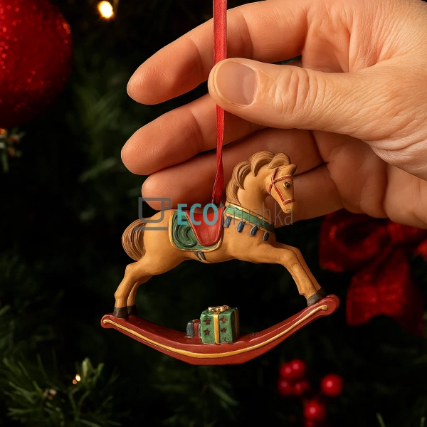 Декоративна підвіска «Конячка‑гойдалка» 8,5 см (838-559) Декоративна підвіска «Конячка‑гойдалка» 8,5 см (838-559)