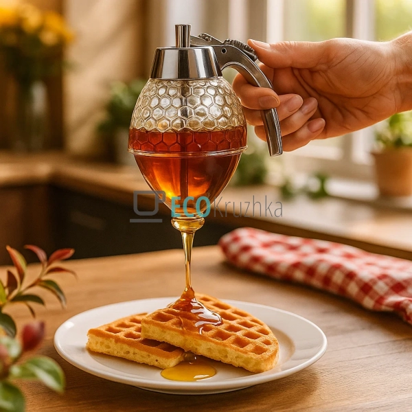 Дозатор‑ємність для меду та соусів 200 мл (JU-3032) Дозатор‑ємність для меду та соусів 200 мл (JU-3032)