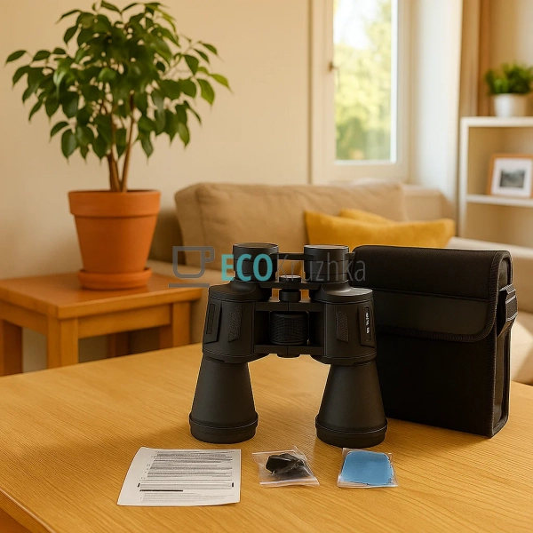 Бінокль 20×50 W3 з чохлом (JU-22540) Бінокль 20×50 W3 з чохлом (JU-22540)