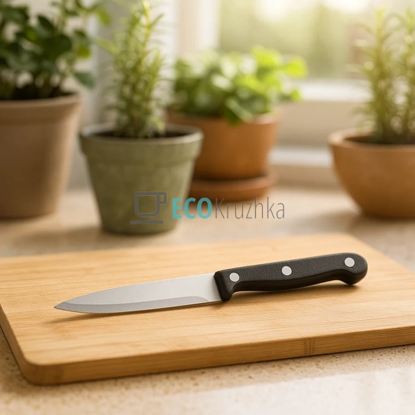 Універсальний кухонний ніж з нержавіючої сталі 12 см з б ... Універсальний кухонний ніж з нержавіючої сталі 12 см з б ...