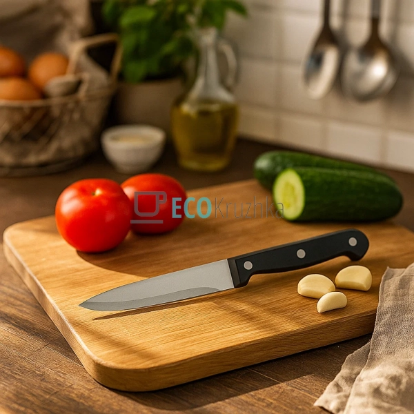 Універсальний кухонний ніж з нержавіючої сталі 12 см з б ... Універсальний кухонний ніж з нержавіючої сталі 12 см з б ...