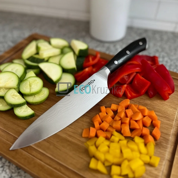 Кухонний ніж шеф-кухаря 20 см – професійний ніж для нарі ... Кухонний ніж шеф-кухаря 20 см – професійний ніж для нарі ...
