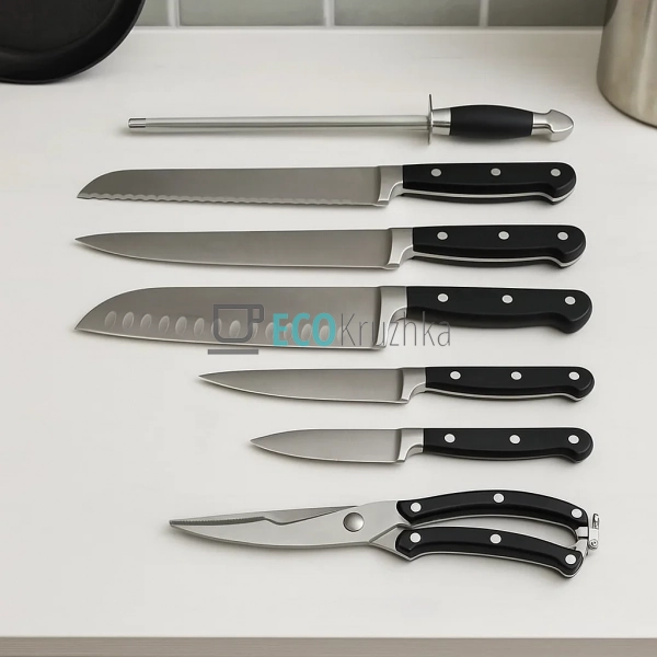 Професійний набір ножів 8 предметів Maestro MR-1423 Професійний набір ножів 8 предметів Maestro MR-1423