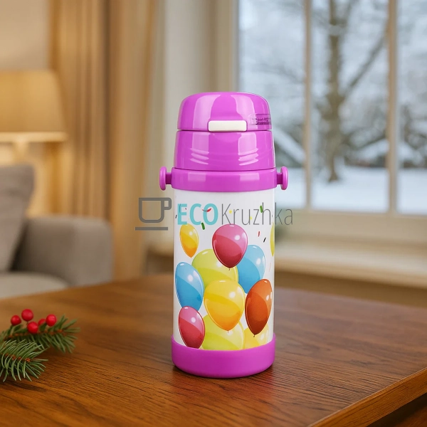 Термокружка Maestro 350 мл фіолетовий MR-1640-35-PURPLE