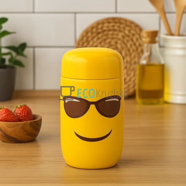 Дитячий термос для їжі 200мл Жовтий (80601-1) Дитячий термос для їжі 200мл Жовтий (80601-1)