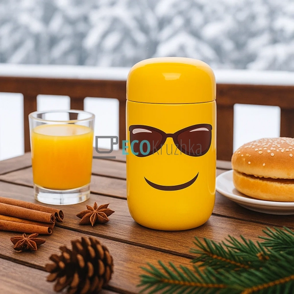 Дитячий термос для їжі 200мл Жовтий (80601-1) Дитячий термос для їжі 200мл Жовтий (80601-1)