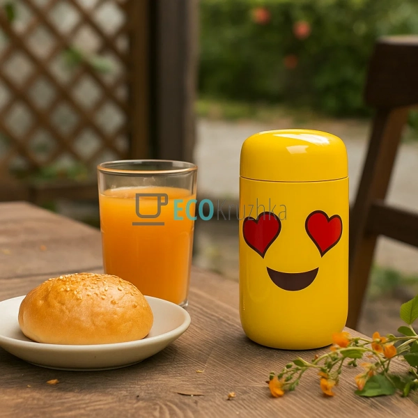 Дитячий термос для їжі 200мл Жовтий (80601-2) Дитячий термос для їжі 200мл Жовтий (80601-2)