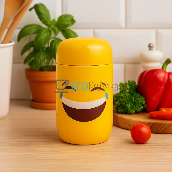Дитячий термос для їжі 200мл Жовтий (80601-3) Дитячий термос для їжі 200мл Жовтий (80601-3)