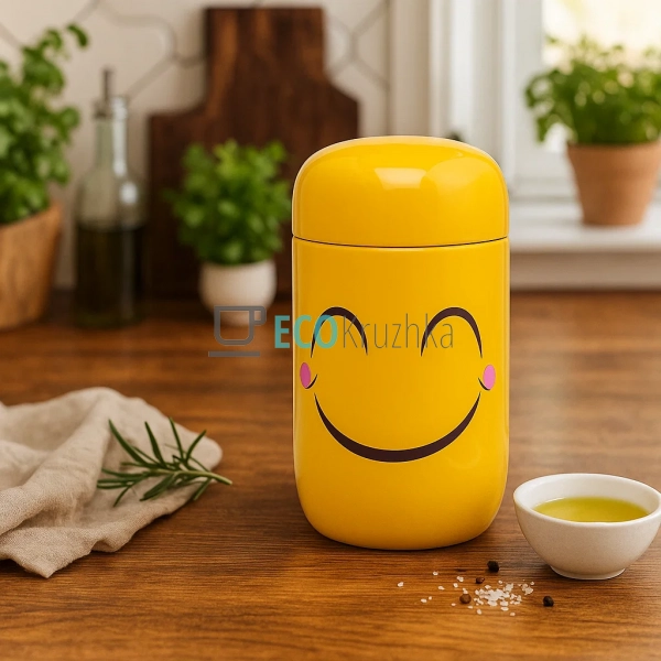 Дитячий термос для їжі 200мл Жовтий (80601-4) Дитячий термос для їжі 200мл Жовтий (80601-4)