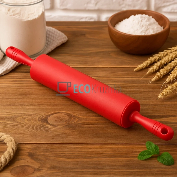 Силіконова качалка 31см (міні) Червоний EK13474 Силіконова качалка 31см (міні) Червоний EK13474