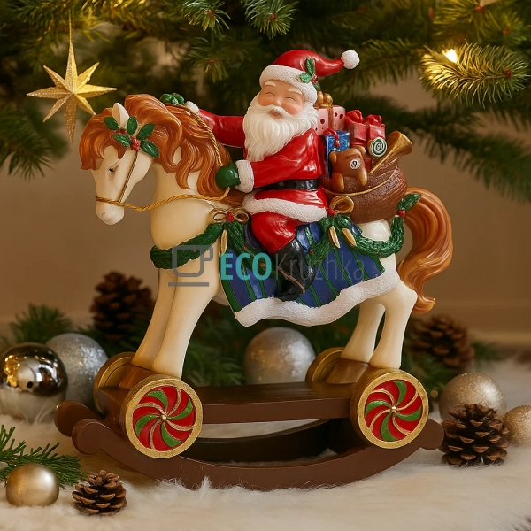 Новорічна декоративна фігура 39.7 см (838-344) Новорічна декоративна фігура 39.7 см (838-344)