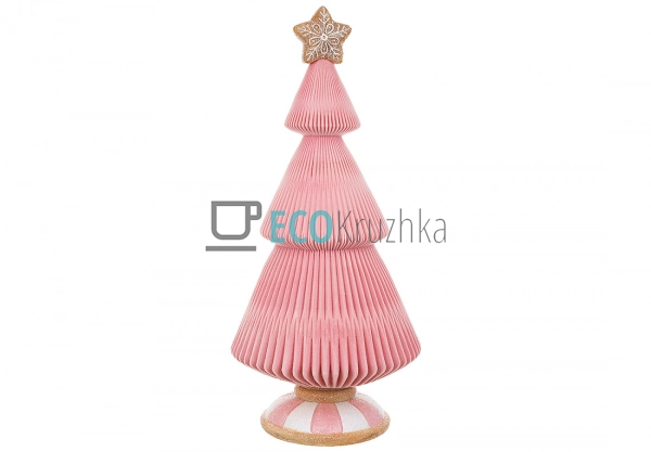 Декоративна пряниково-зефірна ялинка з флоком 20 х 20 х ... Декоративна пряниково-зефірна ялинка з флоком 20 х 20 х ...