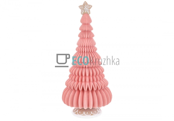 Декоративна пряниково-зефірна ялинка з флоком 23 х 23 х ... Декоративна пряниково-зефірна ялинка з флоком 23 х 23 х ...