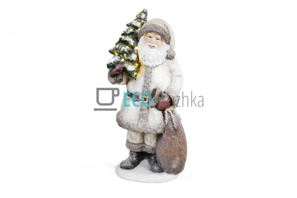 Новорічна LED фігура Санта з ялинкою 80 см (820-134) Новорічна LED фігура Санта з ялинкою 80 см (820-134)