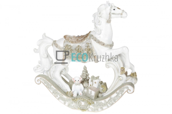 Фігура Конячка‑гойдалка з LED‑підсвіткою 40 см (838-179) Фігура Конячка‑гойдалка з LED‑підсвіткою 40 см (838-179)