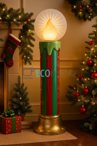 Cвічка LED декоративна 79.5 см на батарейках (838-509) Cвічка LED декоративна 79.5 см на батарейках (838-509)