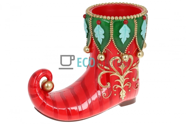 Декоративне кашпо Чобіток 55.3 см червоний (838-347) Декоративне кашпо Чобіток 55.3 см червоний (838-347)