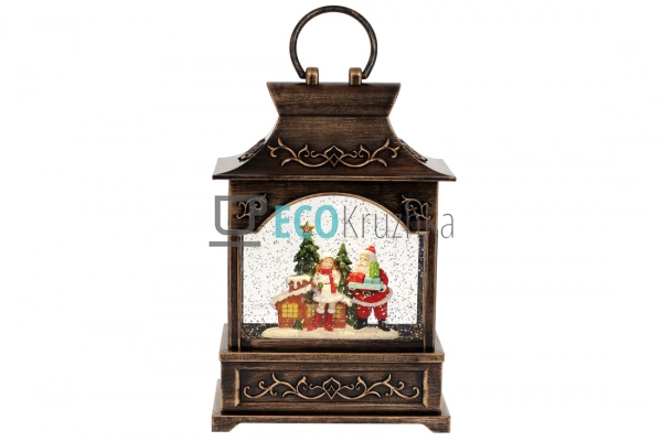 Декоративний ліхтар «Санта з подарунками» 25 см (919-019 ... Декоративний ліхтар «Санта з подарунками» 25 см (919-019 ...