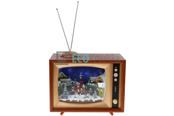 Новорічний музичний LED декор “Телевізор” 39 см (719-303 ... Новорічний музичний LED декор “Телевізор” 39 см (719-303 ...