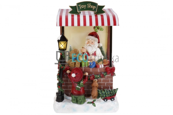 Новорічна фігура Санта Клаус з LED-підсвіткою 40 см (197 ... Новорічна фігура Санта Клаус з LED-підсвіткою 40 см (197 ...