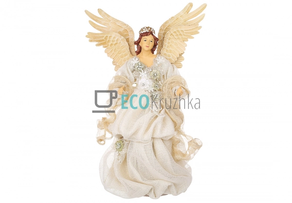 Декоративна фігура Різдвяний янгол 29 х 18 х 41 см (428- ...