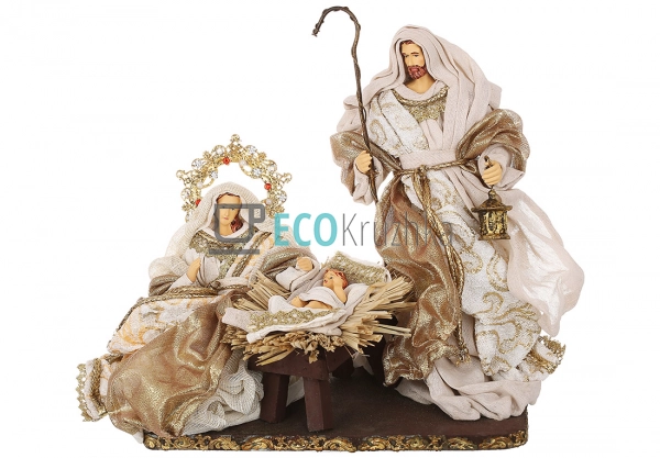 Різдвяний вертеп з 3 фігур на підставці 35 х 18 х 28 см  ...