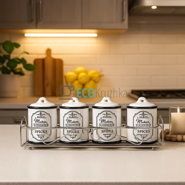 Набір для спецій 5-ти предмений Maestro MR-20030-04СS Набір для спецій 5-ти предмений Maestro MR-20030-04СS