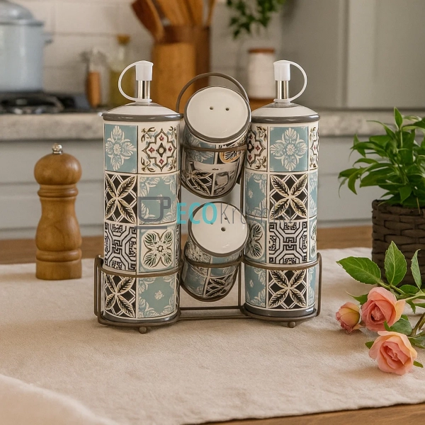 Набір для спецій 5-ти предметний "Holiday in Porto" Maes ... Набір для спецій 5-ти предметний "Holiday in Porto" Maes ...