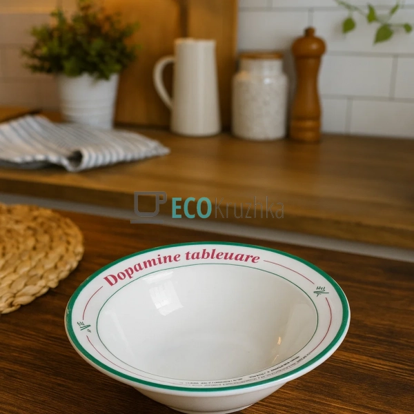 Тарілка супова порцелянова Dopamine 16.5 см (7777-3)
