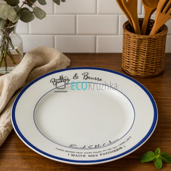 Обідня порцелянова тарілка France 23 см (7777-2) Обідня порцелянова тарілка France 23 см (7777-2)