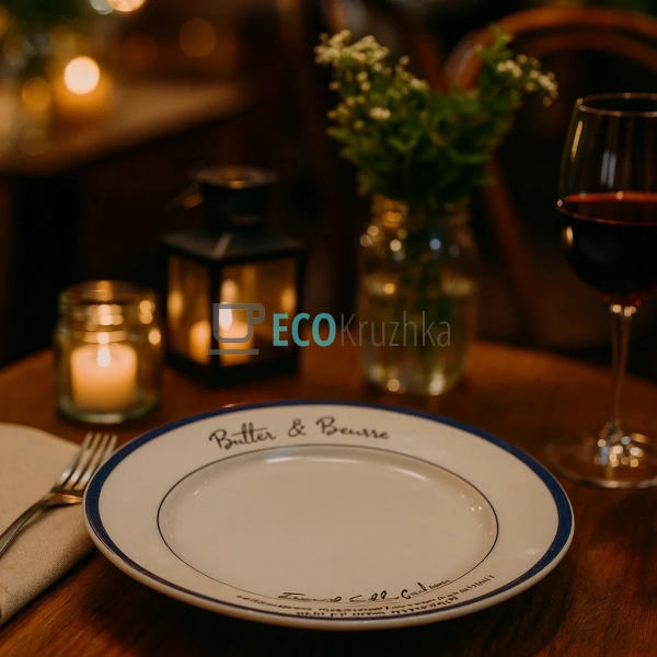 Обідня порцелянова тарілка France 23 см (7777-2) Обідня порцелянова тарілка France 23 см (7777-2)