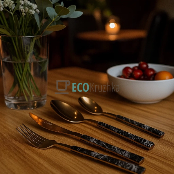 Набір столових приборів Ardesto Gemini Marmo, 16 приборі ... Набір столових приборів Ardesto Gemini Marmo, 16 приборі ...