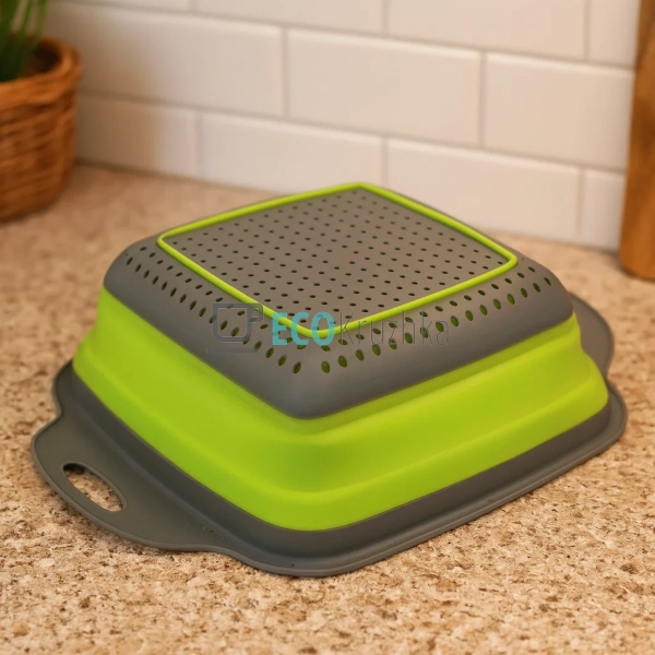 Силіконовий складний друшляк, температурний діапазон від ... Силіконовий складний друшляк, температурний діапазон від ...