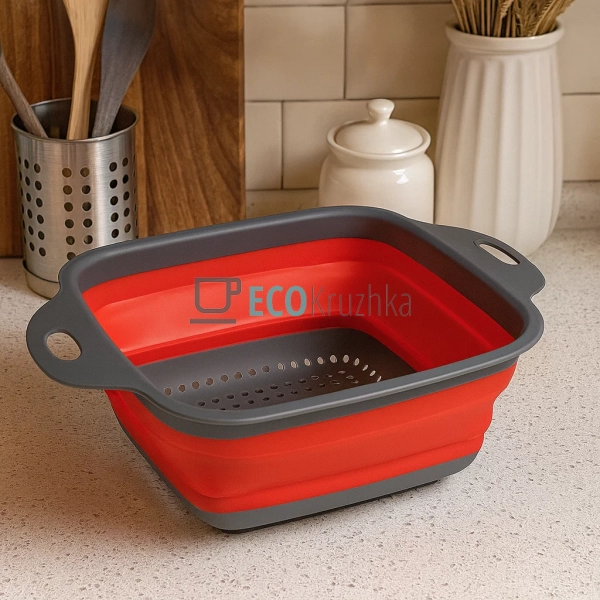 Силіконовий складний друшляк, температурний діапазон від ... Силіконовий складний друшляк, температурний діапазон від ...