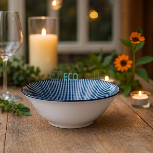 Тарілка супова керамічна Космо 17.5 см EK СLW-5