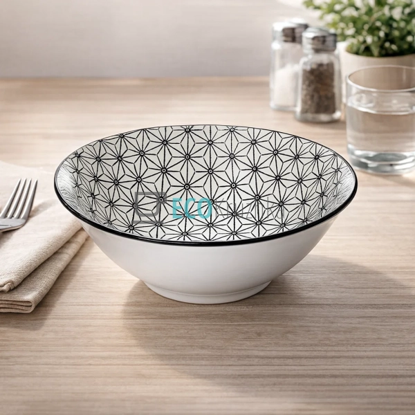 Тарілка супова керамічна Вуаль 17.5 см EK CLW-9