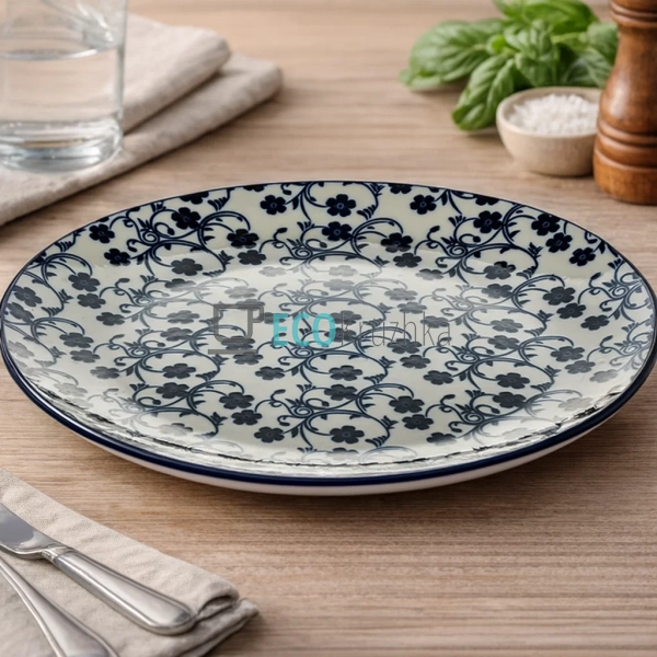 Тарілка керамічна Крістіна 24 см EK СLW-1 Тарілка керамічна Крістіна 24 см EK СLW-1