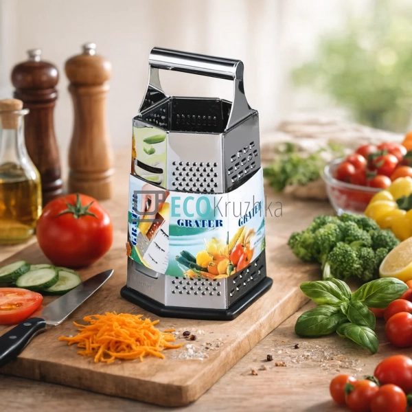 Тертка універсальна 6в1 Шестистороння Frico FRU-278 Тертка універсальна 6в1 Шестистороння Frico FRU-278