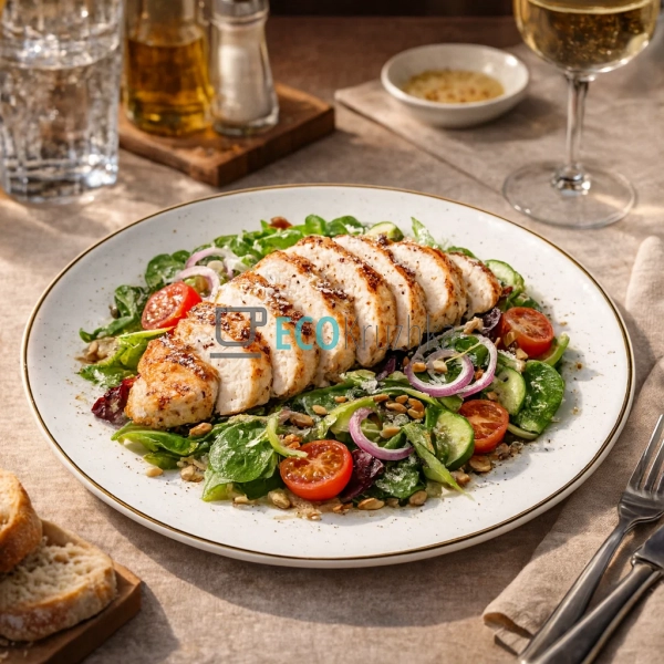 Тарілка обідня Ardesto Bagheria, 26 см, Bright white, ке ...