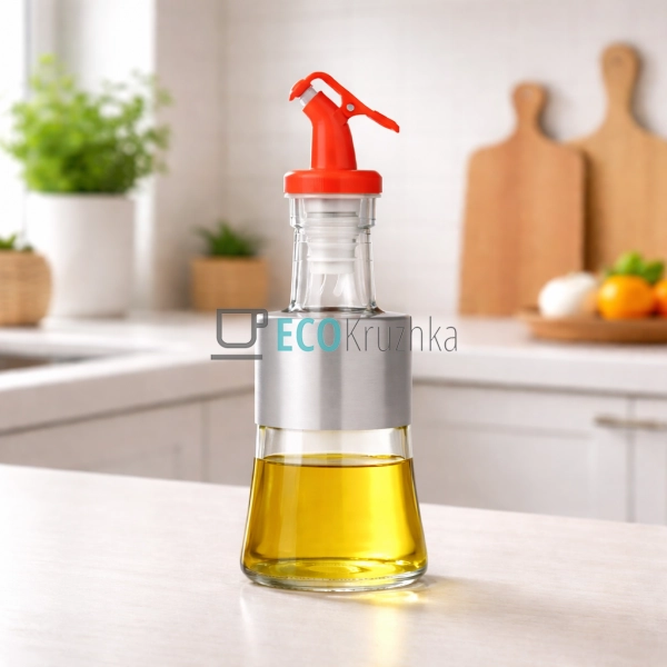 Диспенсер для Олії із нержавіючим покриттям Помаранчевий ... Диспенсер для Олії із нержавіючим покриттям Помаранчевий ...