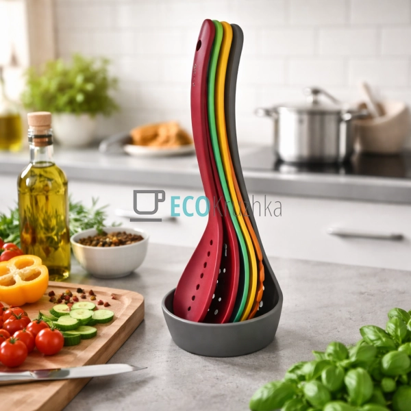 ​Набір кухонного приладдя 5 нейлонових інструментів для  ...