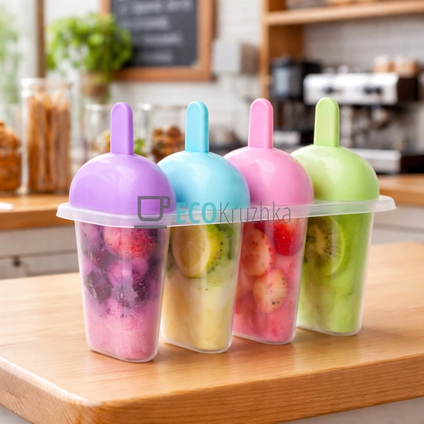 Форма 11см для морозива набір 4 шт Різнобарвні C39816