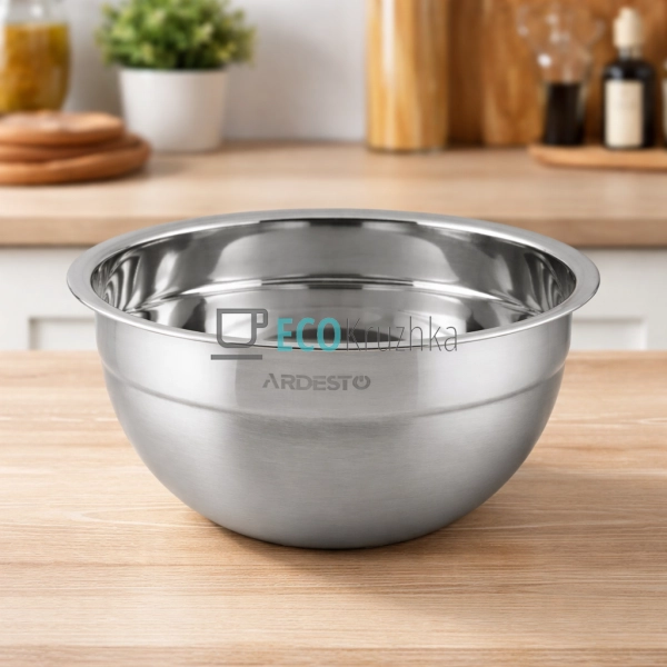 Миска Ardesto Gemini 22 см, нержавіюча сталь (AR1622SS)