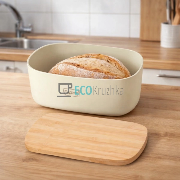 Хлібниця 345 х 235 х 130 мм Бежева Maestro MR-1776-IVORY